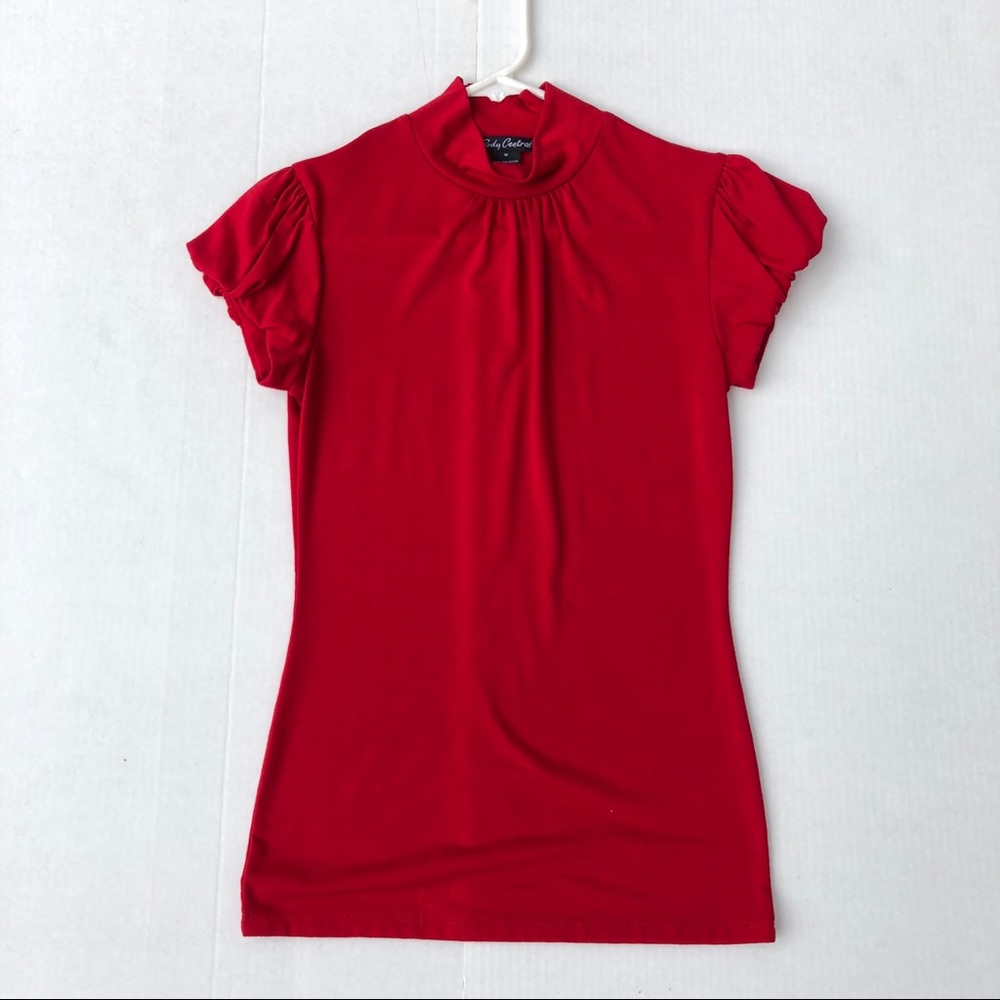 Body Central Red Turtleneck Size M